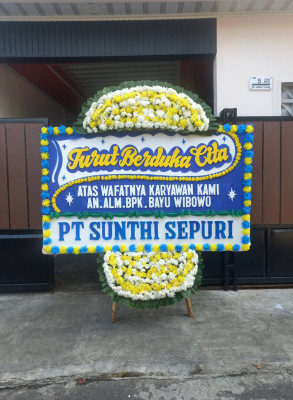 Papan Bunga Duka di Sungai Ambawang